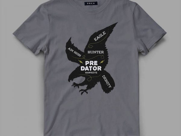 Eagle predator graphic tee design