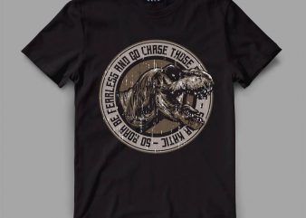 trex 3 roar Vector t-shirt design