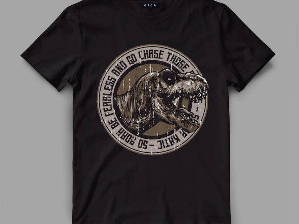 Trex 3 roar vector t-shirt design