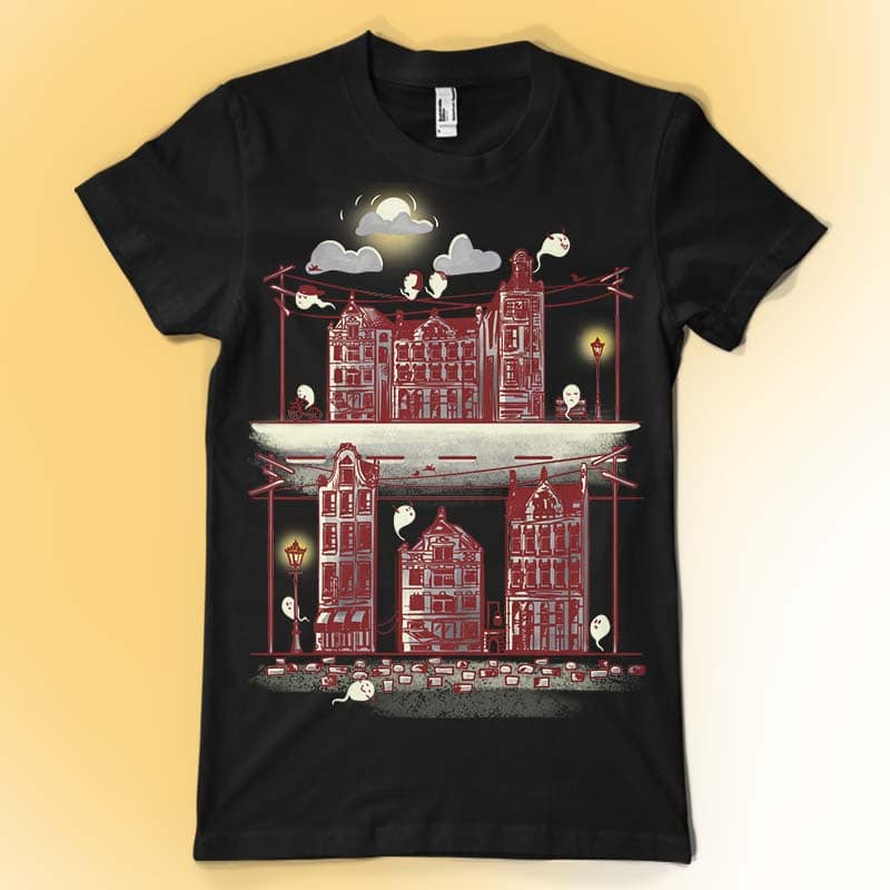 Ghost town buy t shirt designs artwork