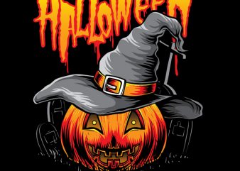 Pumpkins Witch t shirt design for purchase