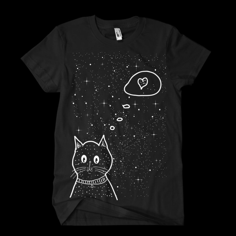 Cat love buy t shirt designs artwork