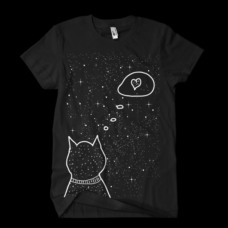 cat heart buy t shirt designs artwork