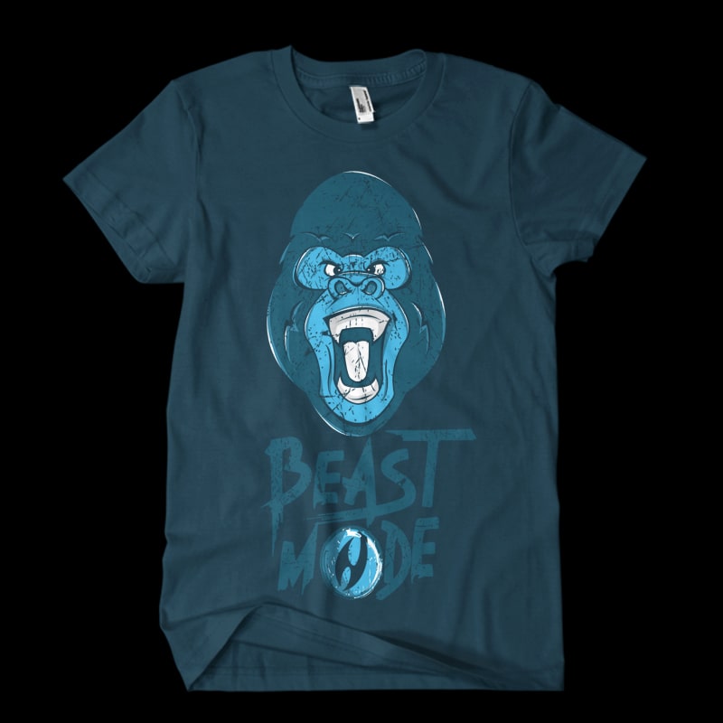 Gorilla Mode t shirt designs for teespring