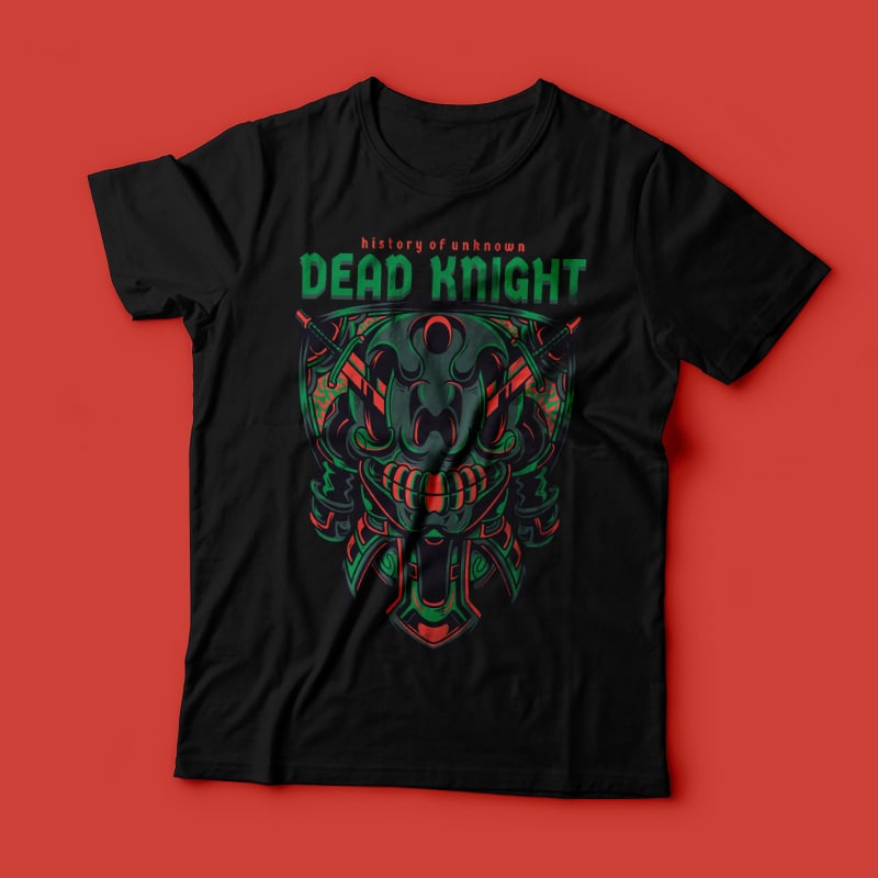 Dead Knight t-shirt designs for merch by amazon