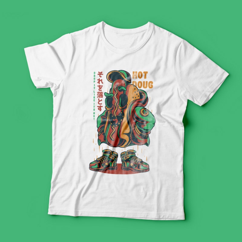 Hot Doug t shirt designs for sale