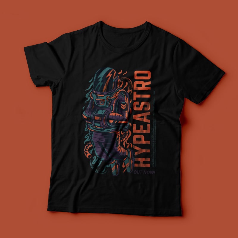 Hypeastro t shirt designs for printify