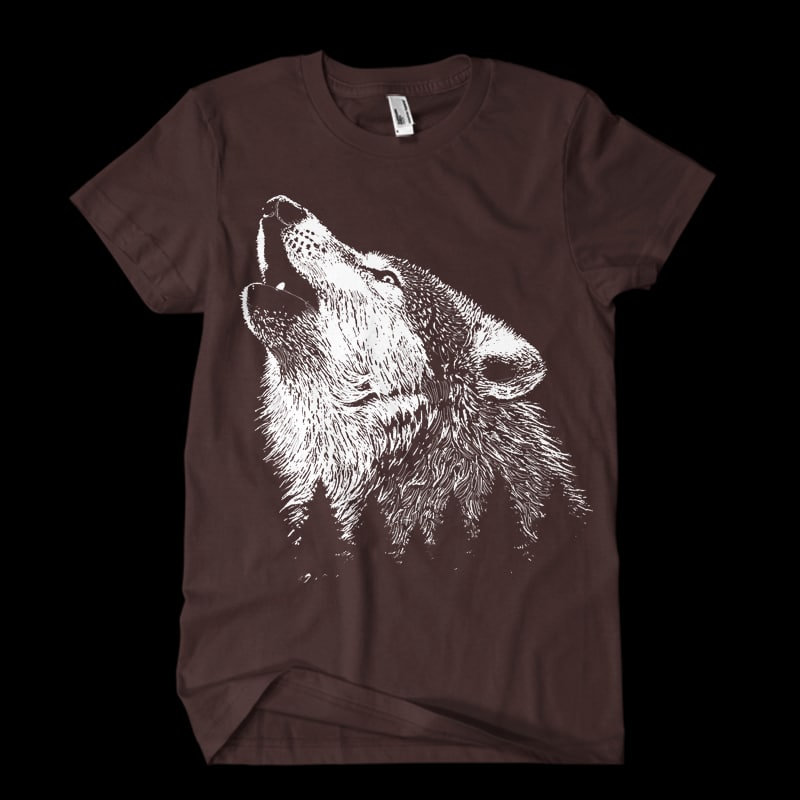 Wolf commercial use t shirt designs