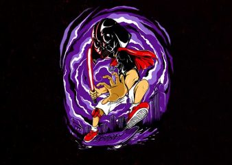 darth skater shirt design png