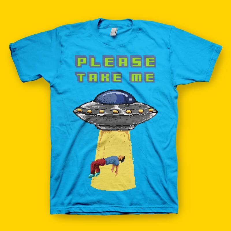 Alien Abduction tshirt design tshirt factory
