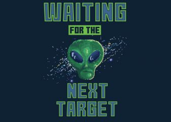 Alien Attack Vector t-shirt design