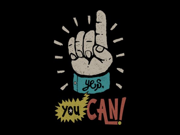Yes, you can! t-shirt design for commercial use