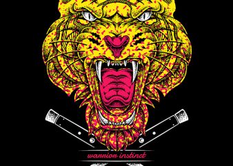 Warrior Instinct buy t shirt design