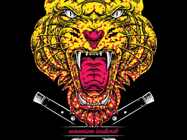 Warrior instinct buy t shirt design