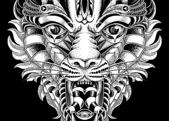 Roar t-shirt design for commercial use