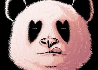 Panda in Love buy t shirt design