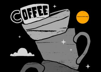 Coffee Addict commercial use t-shirt design