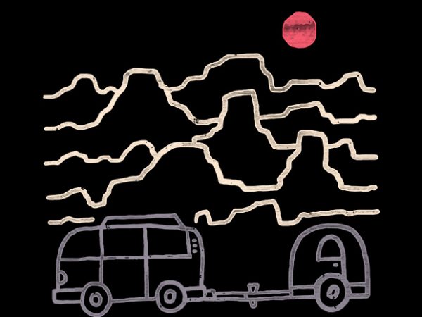 Van desert design for t shirt Van desert design for t shirt