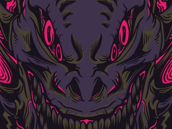 Wrath monster t shirt design for sale