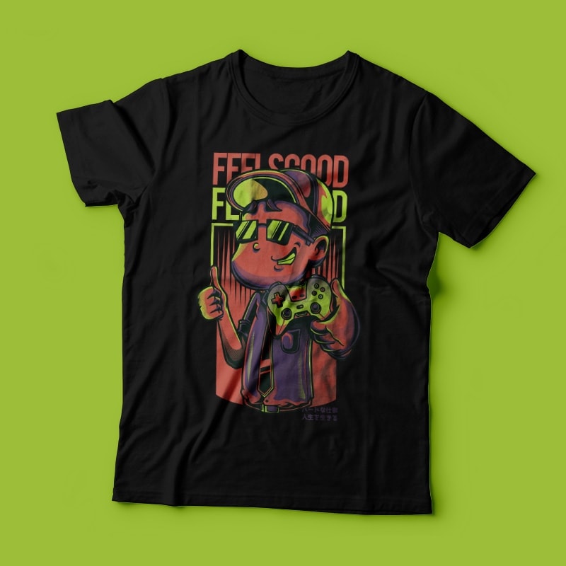 Feelsgood t-shirt designs for merch by amazon