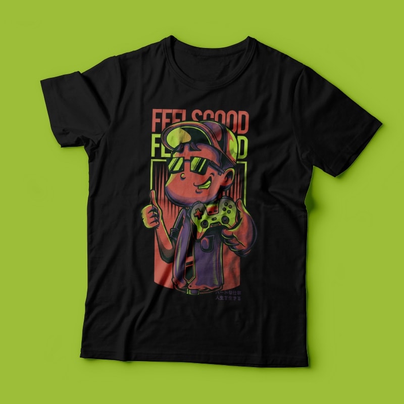 Feelsgood t-shirt designs for merch by amazon