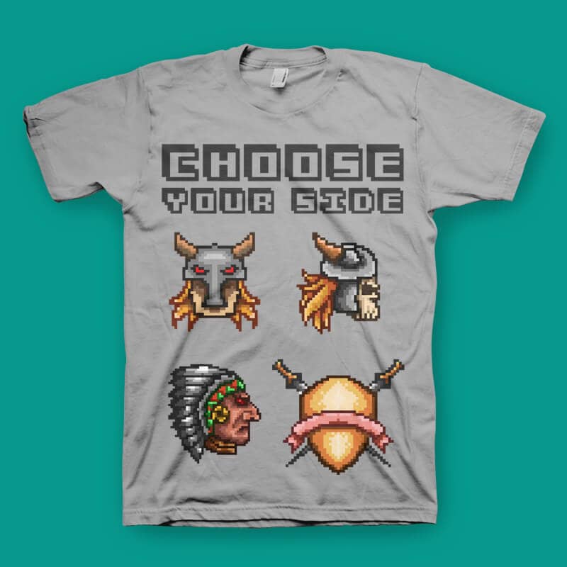 Choose Your Side Vector t-shirt design t shirt designs for teespring