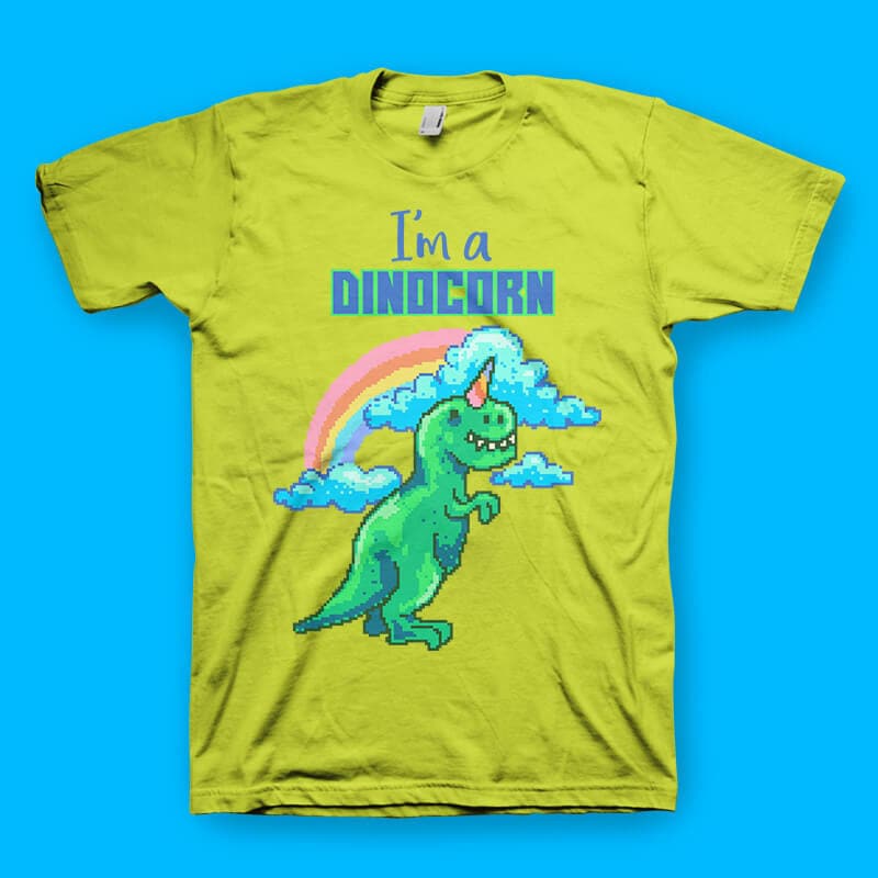 Dinocorn tshirt design tshirt factory