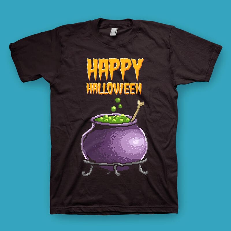 Happy Halloween Graphic t-shirt design tshirt design for sale
