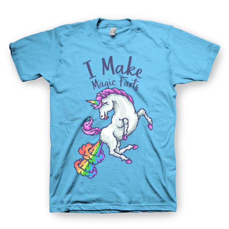 I Make Magic Farts Graphic t-shirt design buy t shirt design