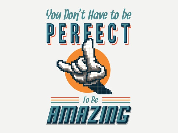 Keep amazing vector t-shirt design