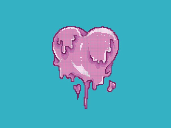 Love melt graphic t-shirt design Love melt graphic t-shirt design