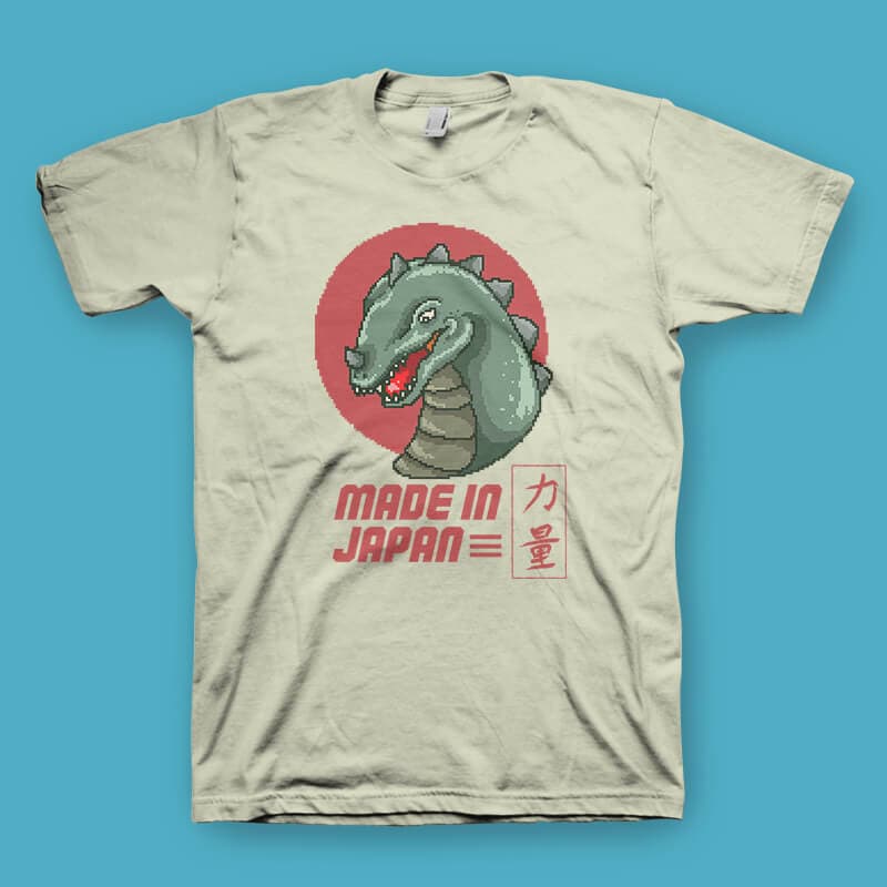 Made In Japan Graphic t-shirt design tshirt design for sale