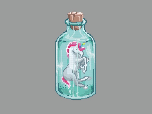 Mini unicorn tshirt design