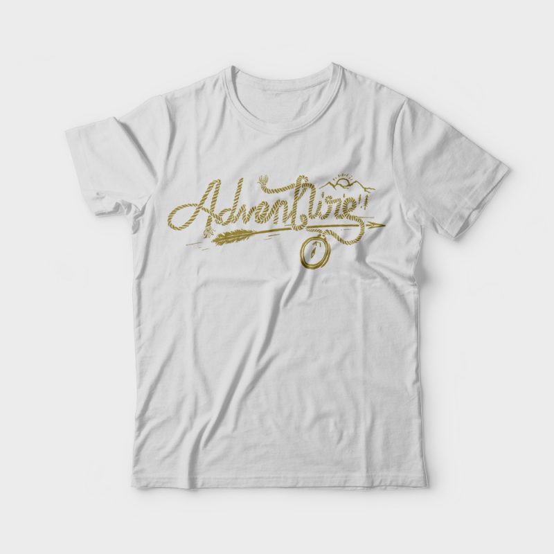 Adventure Rope t shirt designs for printful