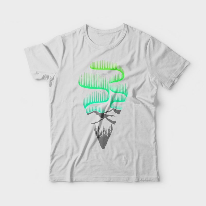 Aurora Borealis buy t shirt designs artwork