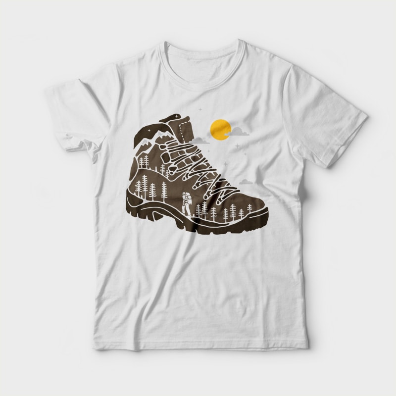 Adventure Boot t shirt design png