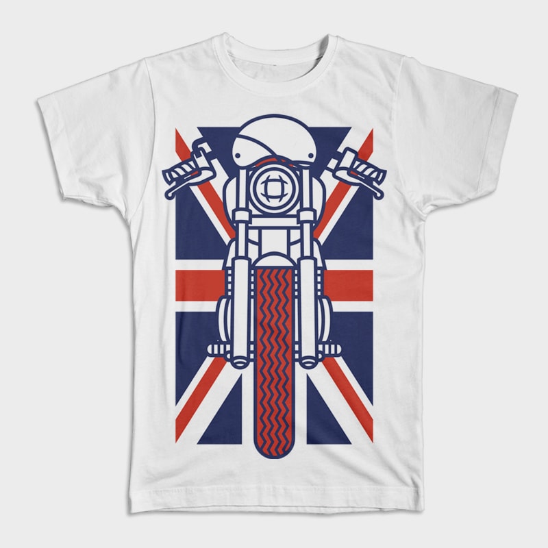 British Biker buy t shirt design