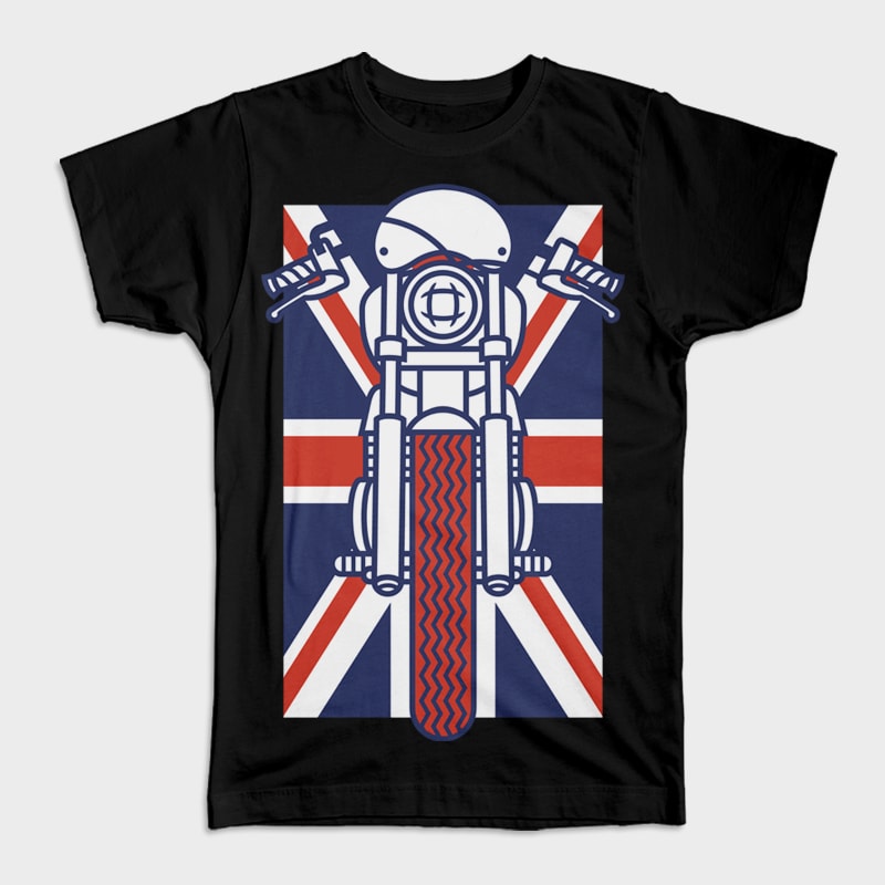 British Biker buy t shirt design