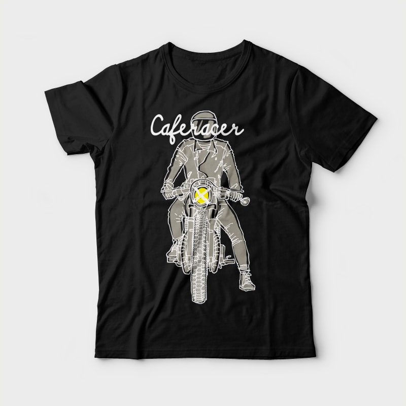 Caferacer Custom 2 t shirt design png