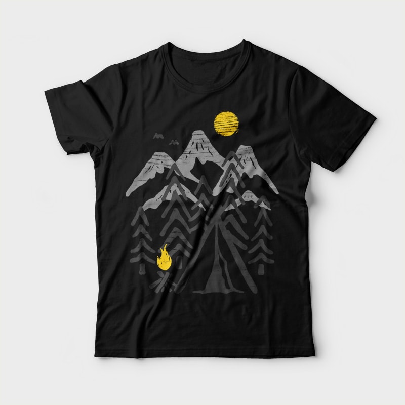 Camp Fire t shirt designs for teespring