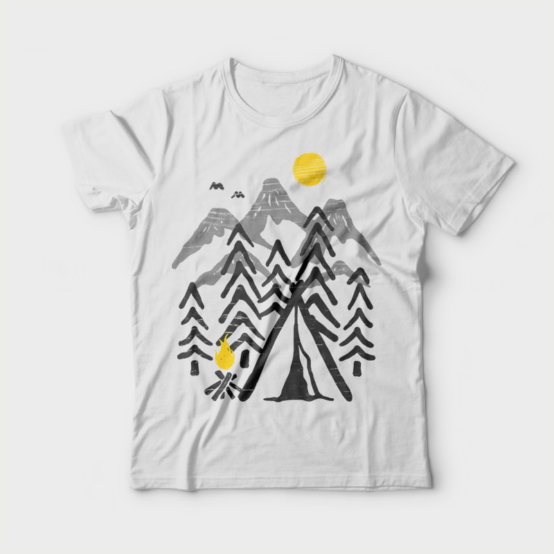 Camp Fire t shirt designs for teespring