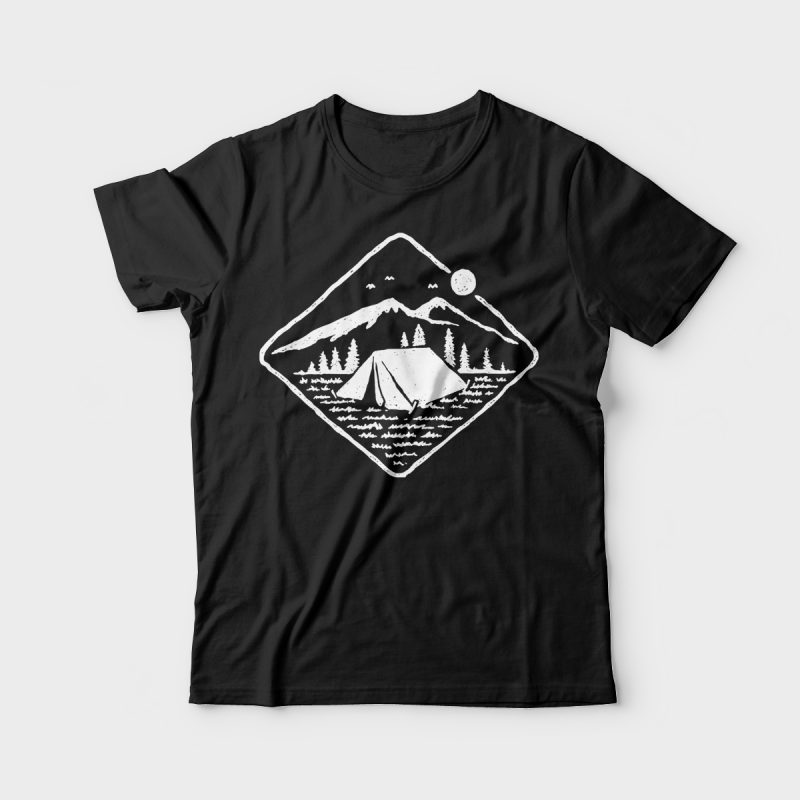 Camp Mode On buy t shirt designs artwork