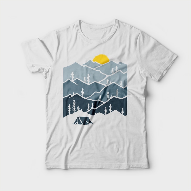 Camper vector shirt designs