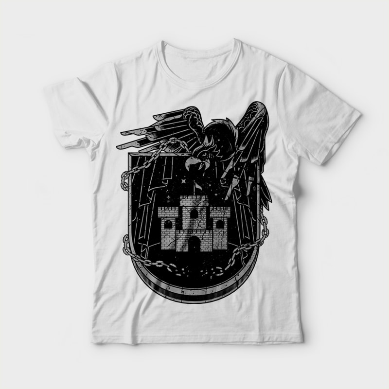 Dark Empire t shirt designs for print on demand