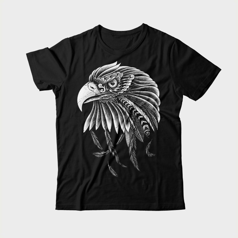 Eagle Ornate vector t shirt design