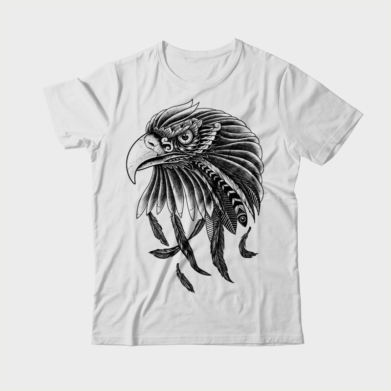 Eagle Ornate vector t shirt design