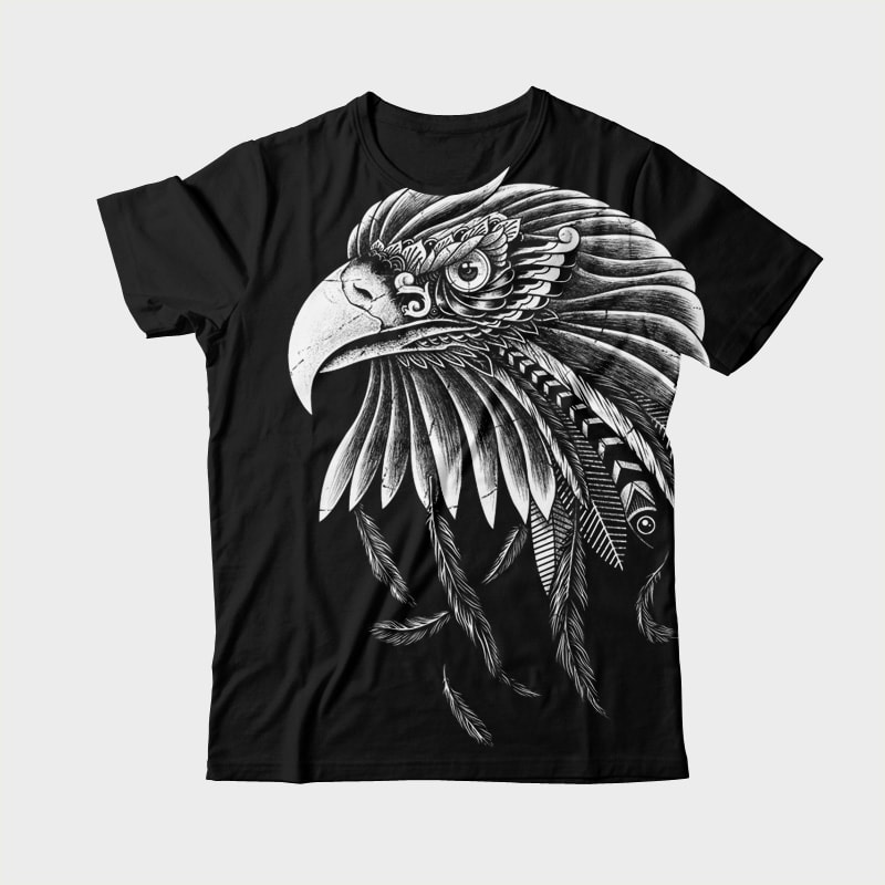 Eagle Ornate vector t shirt design