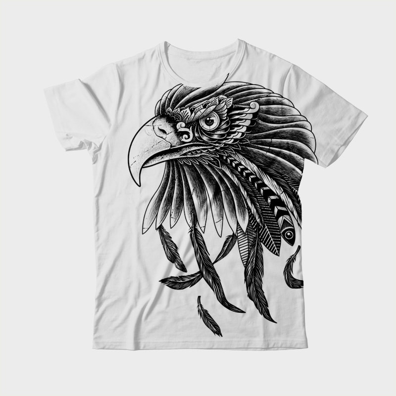 Eagle Ornate vector t shirt design