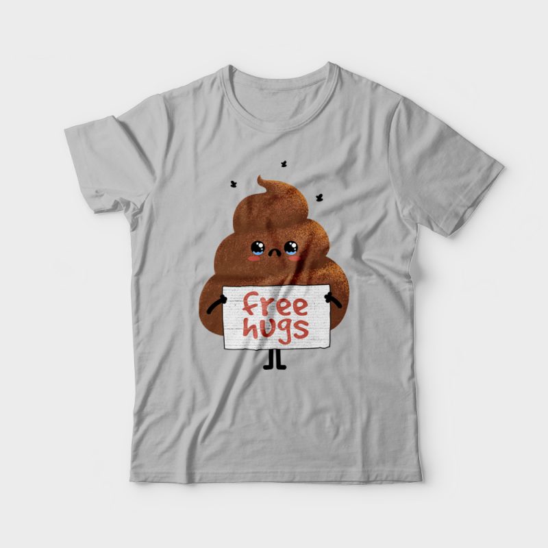 Free Hugs (Poop) tshirt factory