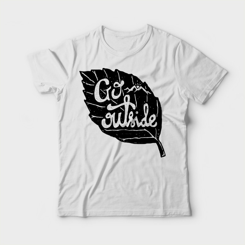 Go Outside t-shirt designs for merch by amazon